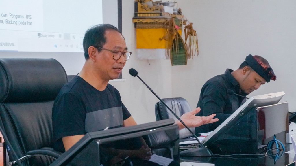 Wabup Suiasa Pimpin Rapat Koordinasi IPSI Bali Jelang PRA-PON 2023